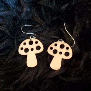 Mushroom earrings